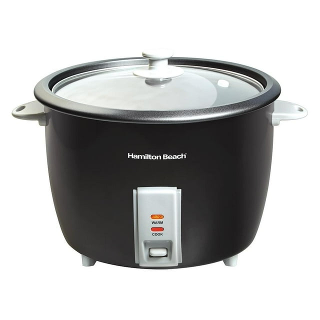 Arrocera Hamilton Beach 30 Tazas Negro