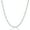 Silver, variant on Men 3mm Figaro Chain Necklace, 316L Stainless Steel/Gold Plated/Black, 18"-30"