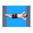 thumbnail image 2 of Manta de playa a prueba de arena, mantas de picnic al aire libre extra grandes sin arena, impermeable, ligera, a prueba de arena, para 4-7 adultos, viajes, fiestas, deportes, camping, senderismo, 2 of 8