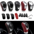 thumbnail image 2 of BTOER PU Pibo Head Handball 3 Gear Face Car Shift Lever Shift Head For Most Cars, 2 of 8