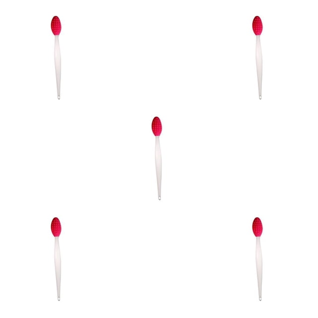 Soidarity Cepillo de labios exfoliante Cepillo de limpieza de nariz Labio de silicona de doble cara Type5 NO5