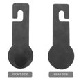 thumbnail image 3 of BESTYASH 1Par Gancho Para Asiento De Auto En PU Gris Para Colgar Bolsas Y Organizar, 3 of 8