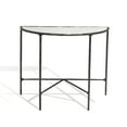 thumbnail image 2 of SAFAVIEH Couture Jessa Glam Metal Console Table, Black/White, 2 of 13