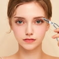thumbnail image 6 of Eyebrow Tweezers, Silver Eyebrow Scissors, Brow Shape Grooming Tools for Men and Women, Stainless Steel Scissors Handle Tweezer Clip Facial Hair Removal, 6 of 9