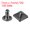 Gun-black, variant on 100 Sets Spike Rivet 10mm Pyramid Rapid Rivet Studs Square Spikes Silver Tone