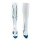 thumbnail image 1 of Calcetines de ciclismo Unique Bargains con absorción de impactos, antideslizantes, para exteriores, color blanco y azul, tamaño M, neutros y universales, 1 par, 1 of 7