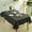 Dark Gray, variant on Xukmct Rectangle Waterproof Tablecloth Washable Table Cloth Decorative Linen Fabric Tablecloth for Dining Parties Kitchen Wedding, 47" x 47"