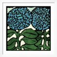 thumbnail image 2 of Art.com Teal Batik Botanical V Art Print by Andrea Davis, White Frame Wall Art, 38" x 38", 2 of 5