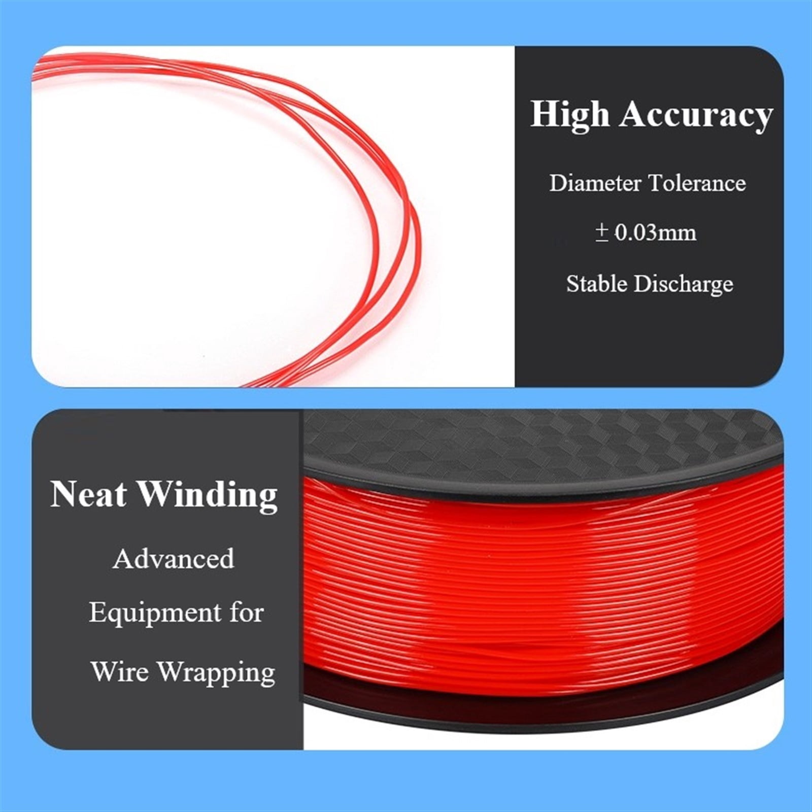 1KG/roll 3D Printer Filaments, 1.75mm Flexible TPU, 3D Printing Pen Materials, Solid Colorful Filament, Easy-to-Print Accessories