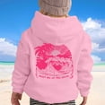 thumbnail image 2 of Tiweut Casual Hoodies for Girls Long Sleeve Soft Sweatshirt Hooded Graphic Hoody Kids Cute Pullovers Top Clothes Tops 7-8 Y, 2 of 7