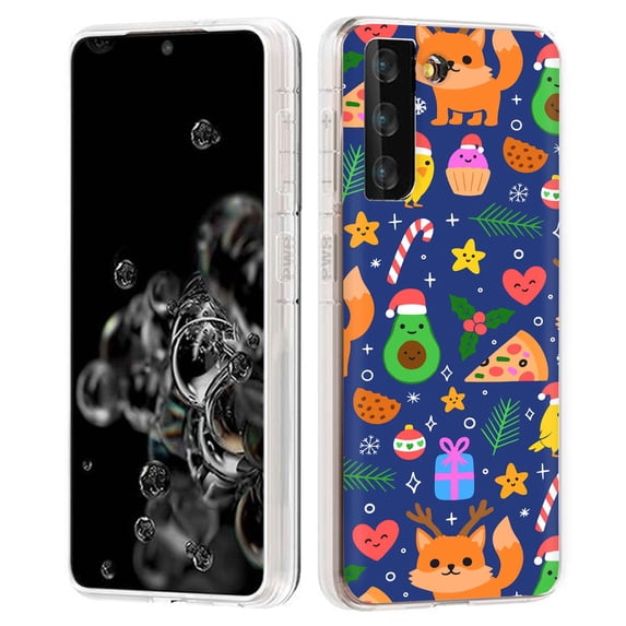 TalkingCase Slim Phone Case Compatible for Samsung Galaxy S21 5G, S30,(Not S21+,S21 Ultra),Cute Xmas Print,Lightweight,Flexible,Soft, USA
