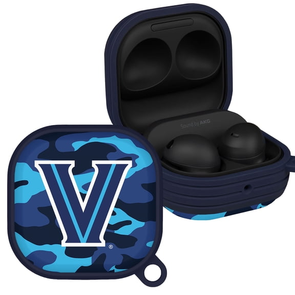 Villanova Wildcats Camo HDX Case Cover Compatible with Samsung Galaxy Buds Pro & Buds Live by Affinity Bands