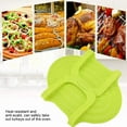 thumbnail image 4 of ABPETE Heat Resistant Turkey Lifter, Poultry Lifter Turkey Roasting Sling, Oven Baking Mat Silicone Mat Non-Stick Cooker Sling, Multipurpose Cooking Accessory(Green), 4 of 6