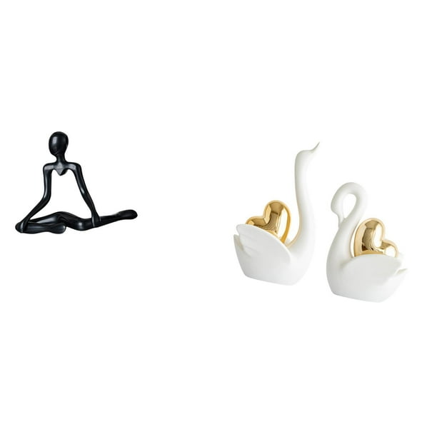 Figura de escritorio,Escultura abstracta de pensador para decoración de oficina y hogar.,estatua de cisne,Estatuas y figuras de cisnes de cerámica modernas Esculturas,Escultura de animales