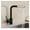 Black and chrome, variant on Swiveling Kitchen Faucet Brass Brushed Nickel High Arch Kitchen Sink Faucet Pull Out Rotation Spray Mixer Tap ,Easy to Operate
