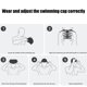 thumbnail image 5 of Oversized Silicone Swim Suitable For Both Men And Women High Elasticity Waterproof Hair Care Suitable For People With Large Heads/long Hair/hair Volume, 5 of 6