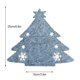 thumbnail image 5 of Matsuzay Bolsa de vajilla de Navidad de 4 piezas, decoración de de comedor, árbol de Navidad, fiesta, Hotel, cafetería, cubiertos, Kits de decoración para fiestas, 5 of 6