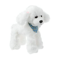 BESTSKY Lifelike Poodle Plush Toy – High Simulation Stuffed Animal Dog Gift for Kids (25cm)