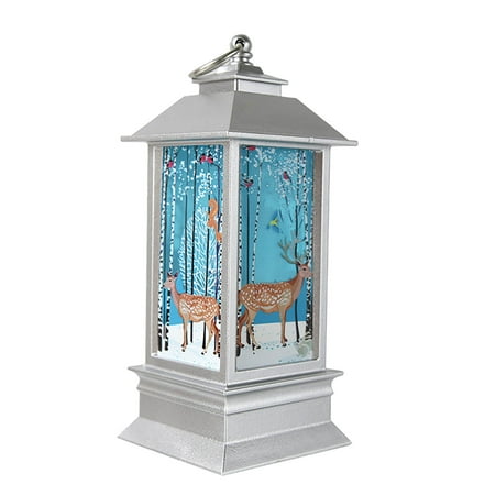 

Brondbend Christmas Lantern Candlestick Lamp Night Light Old Man Snowman Decoration Night Light Desktop Ornament Christmas Ornament Fall Savings
