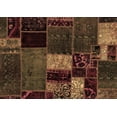 thumbnail image 1 of Ahgly Company Indoor Rectangle Patchwork Brown Transitional Area Rugs, 6' x 9', 1 of 4