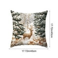 thumbnail image 2 of Christmas Pillow Cover Holiday Decoration Sofa Decoration Linen Pillow Home Sofa Holiday Decoration Pillow Cover, 2 of 5