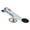 Silver color, variant on Adjustable Leverage Pedal Door Lifter for HandsFree Door Mounting Projects
