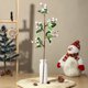 thumbnail image 1 of Nvzi 6 piezas de esquejes de frutas artificiales de simulación de manojo de Navidad, esquejes de frutas de simulación de acebo y nieve, esquejes de Navidad para fiesta en casa, granate blanco, 1 of 2