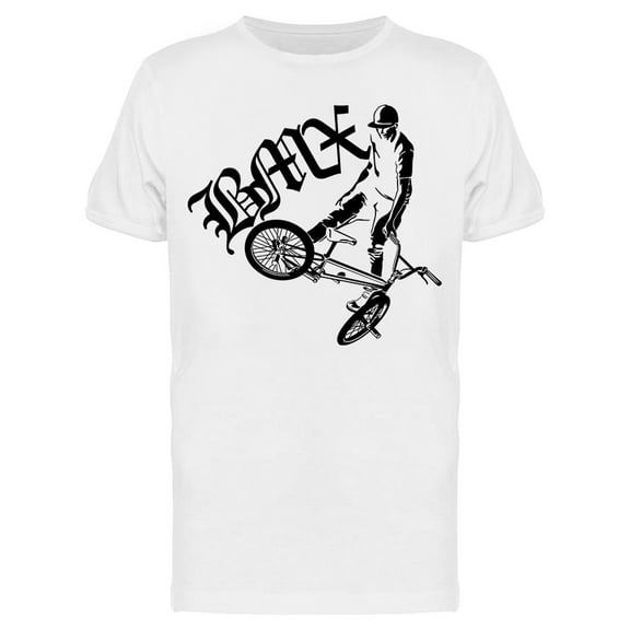 Boy With Bmx T-Shirt Men -Image by Shutterstock, Male Large