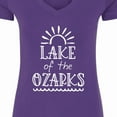 thumbnail image 4 of Inktastic Lake of the Ozarks Sun and Lake Women's V-Neck T-Shirt, 4 of 5