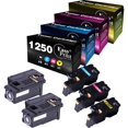 thumbnail image 1 of EASYPRINT (1-Set with Extra BK) Compatible Replacement Toner Cartridge 1250 Used for 1250C 1350CNW 1355CN 1355CNW C1760NW C1765NF C1765NFW, (331-0778/ 331-0777/ 331-0780/ 331-0779), 1 of 8
