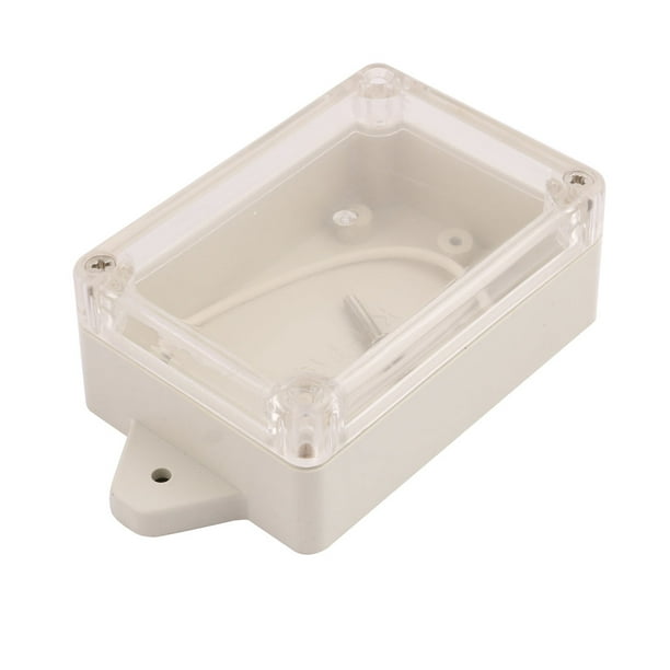 Dustproof IP65 Clear Plastic Cover Electric Junction Box 83mm x 58mm x