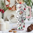 thumbnail image 6 of 40 OZ Christmas Gift Tumbler with Handle and Straw Christmas Old Man Steel Double Walled Vacuum Insulated Cup, Cute Holiday Gifts for Women Girls, 6 of 6