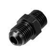 thumbnail image 6 of Unique Bargains 2pcs Black 6AN Male to M14 x 1.5mm Male Metric Thread Fitting Adapter Flare Union Coupler for Car, 6 of 6