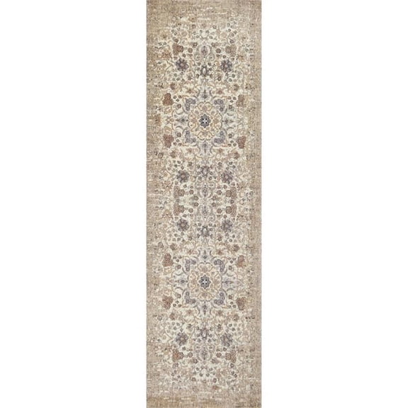 Alora Decor Euphoria 2'6" x 8' Multi-Color Hybrid Rug