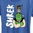 thumbnail image 3 of Shrek - Stacked Characters - Women's Short Sleeve Graphic T-Shirt, 3 of 6