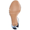 thumbnail image 5 of Journee Women's Fecility Metallic Ankle Open Toe Stiletto Pumps, 5 of 9