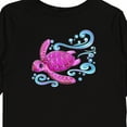 thumbnail image 4 of Inktastic Cute Pink Sea Turtle Boys or Girls Long Sleeve Toddler T-Shirt, 4 of 5