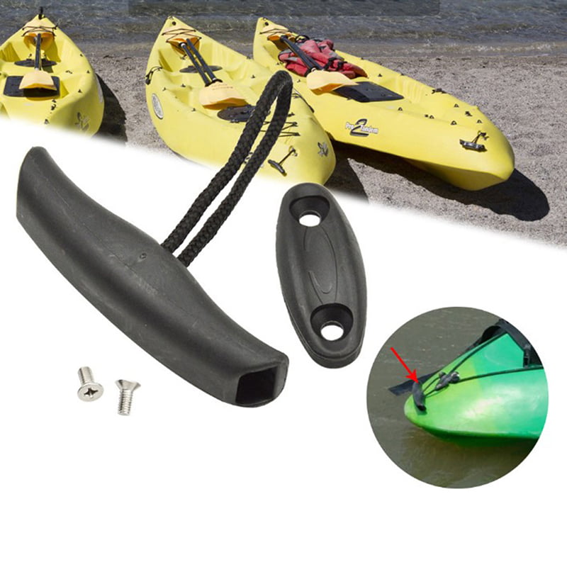 Pack 4 Kayak Boat Canoe Pull Handle Carry Handle with Rope Cord Accessories 