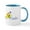 White/Blue Inside, variant on CafePress - Happy Easter Chick Mugs - 11 oz Ceramic Mug - Novelty Coffee Tea Cup