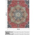 thumbnail image 2 of Vintage Antique Persian Carpet Flannel Fleece Throw Blankets 50"X40" Lightweight Fluffy Winter Fall Blanket Cozy Soft Fuzzy Plush Home Decor for Couch Bed Sofa Bedroom Living Room Travel, 2 of 6