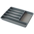 thumbnail image 1 of Cutlery Storage Tray Plastic Nonslip Flatware Tray Drawer Organizer for Kitchen, 1 of 10
