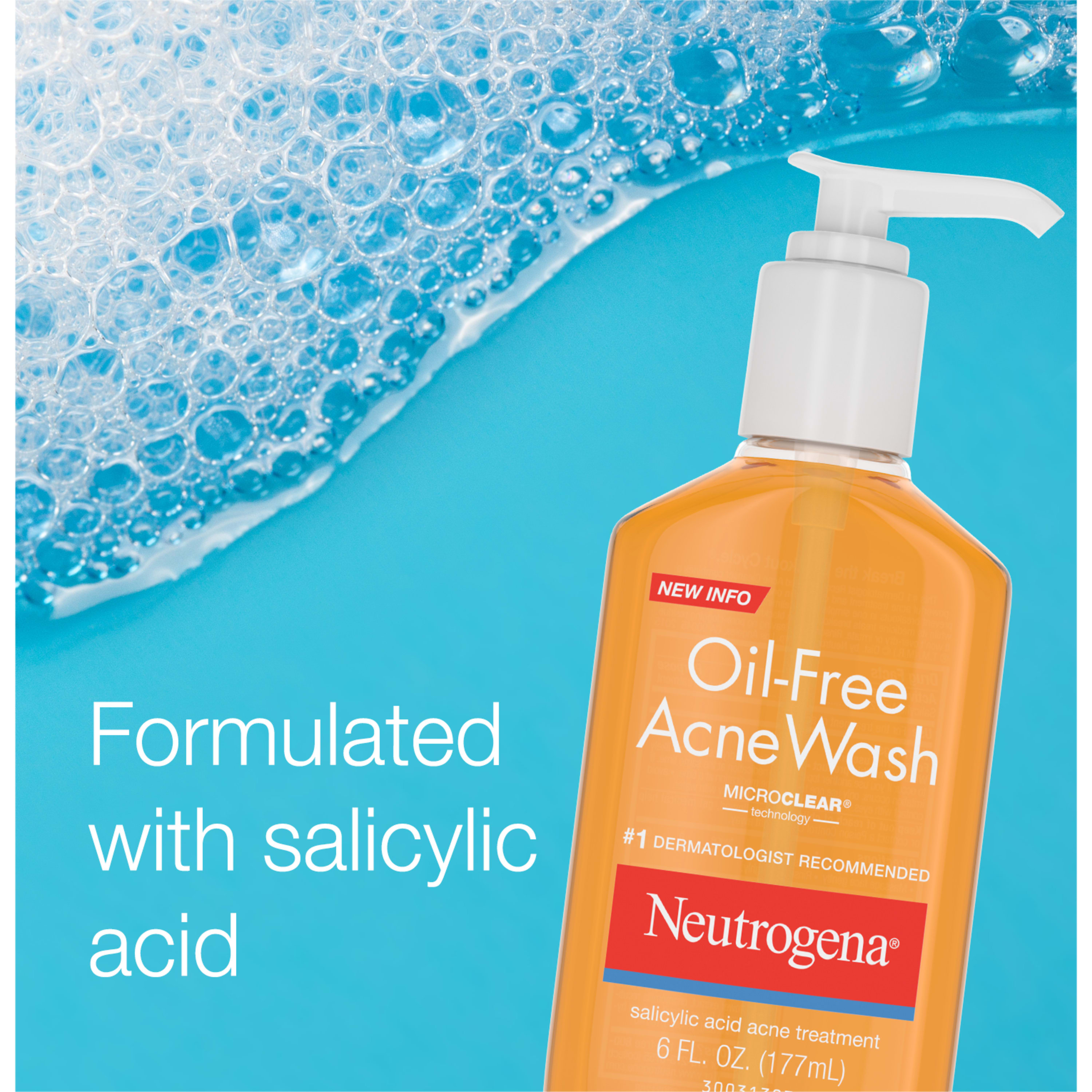 Buy Neutrogena Oil-free Salicylic Acid Acne Fighting Face Wash 6 Fl Oz Online In Poland 887640