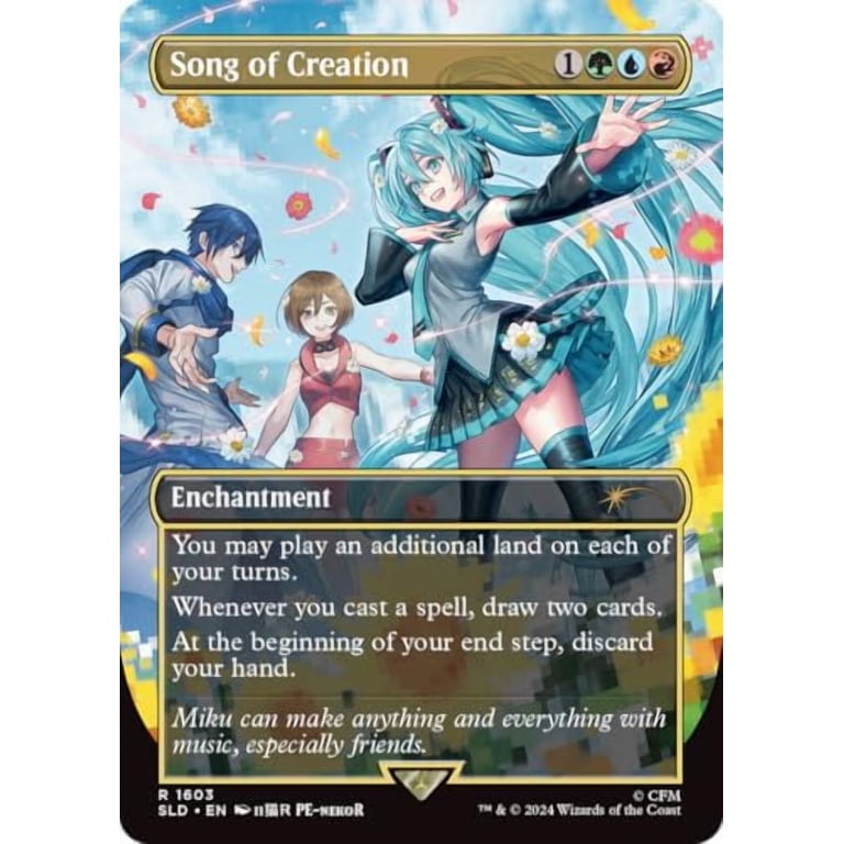 mtg hatsune miku cards Secret Lair x Hatsune Miku: Electric Entourage EN exile that card instead of putting it into your graveyard as it resolves Virtual pop star Hatsune Miku
