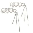 thumbnail image 1 of unbranded 2Ud Clips De Con Y Borla Estilo Romántico Para Fiestas, 1 of 7
