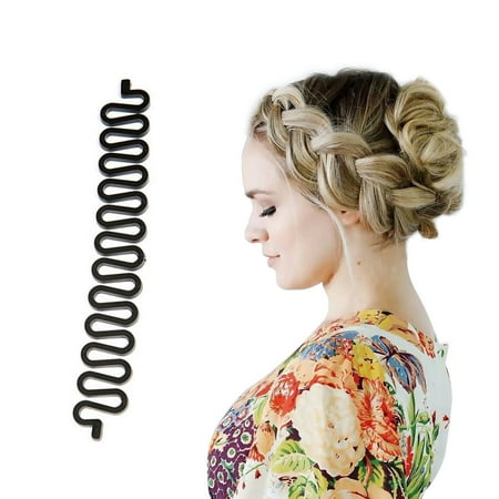 Outtop Hair Braiding Tool Roller With Hook Magic Hair Twist Styling Bun