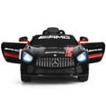 thumbnail image 1 of Patiojoy Black Mercedes Benz AMG Licensed 12V Kids Ride On Car with 2.4G Remote Control, 1 of 10