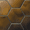 Metallic Gold, variant on Bedrosians Hedron Gloss Ceramic Hexagon Tile 4" x 5", Fog (50-Pack, 5.38 SF)