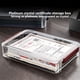 thumbnail image 4 of Bewildely Caja de almacenamiento Tapa liviana Durable Funda protectora simple Soporte a prueba de polvo Accesorio Papel de archivo de Almacenamiento y organización del hogar Pequeño, 4 of 6