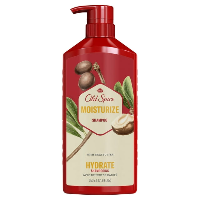 Shampooing pour hommes Old Spice Hydrate avec beurre de karité