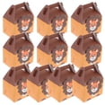 thumbnail image 1 of 10 cajas de galletas con dibujos animados para dulces, portátiles, con estampado de animales, 1 of 5